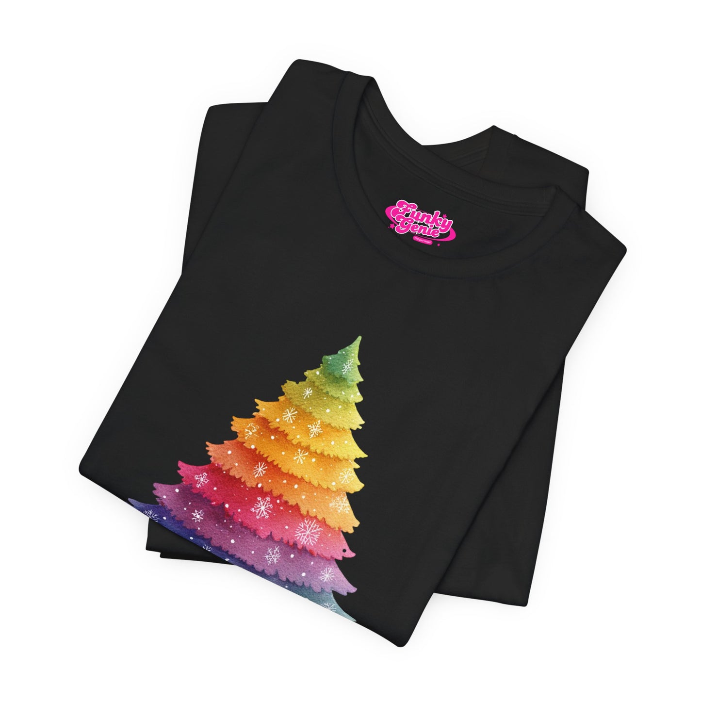 Festive LGBTQ+ Short Sleeve Tee, Be Merry & Gay T-Shirt, Pride Apparel, Christmas Gift, Holiday Top, Unisex Graphic Tee.