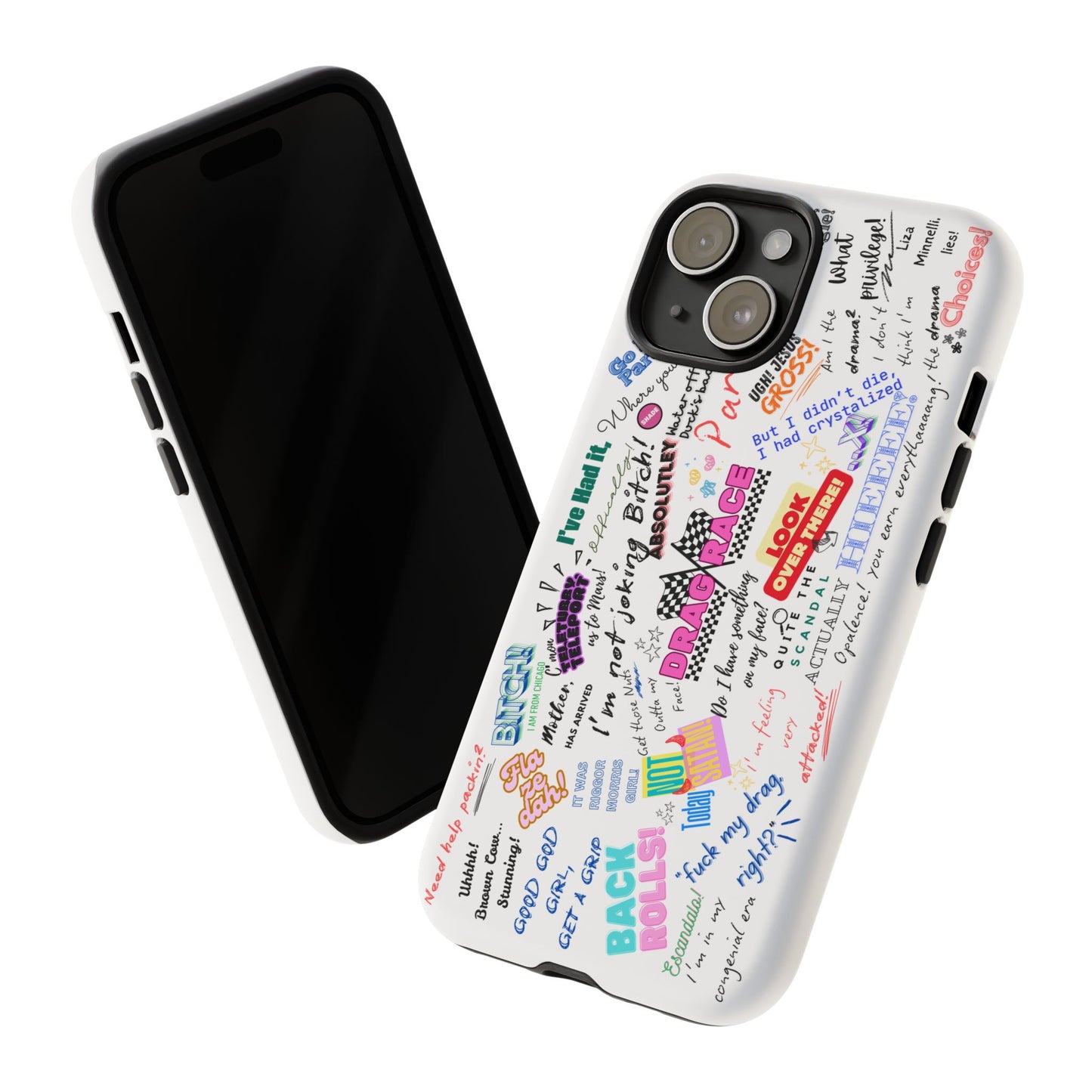 Trendy Phone Case with Fun Quotes | Gift for Teens, Birthday Present, Everyday Use, Motivational Design, Colorful Style