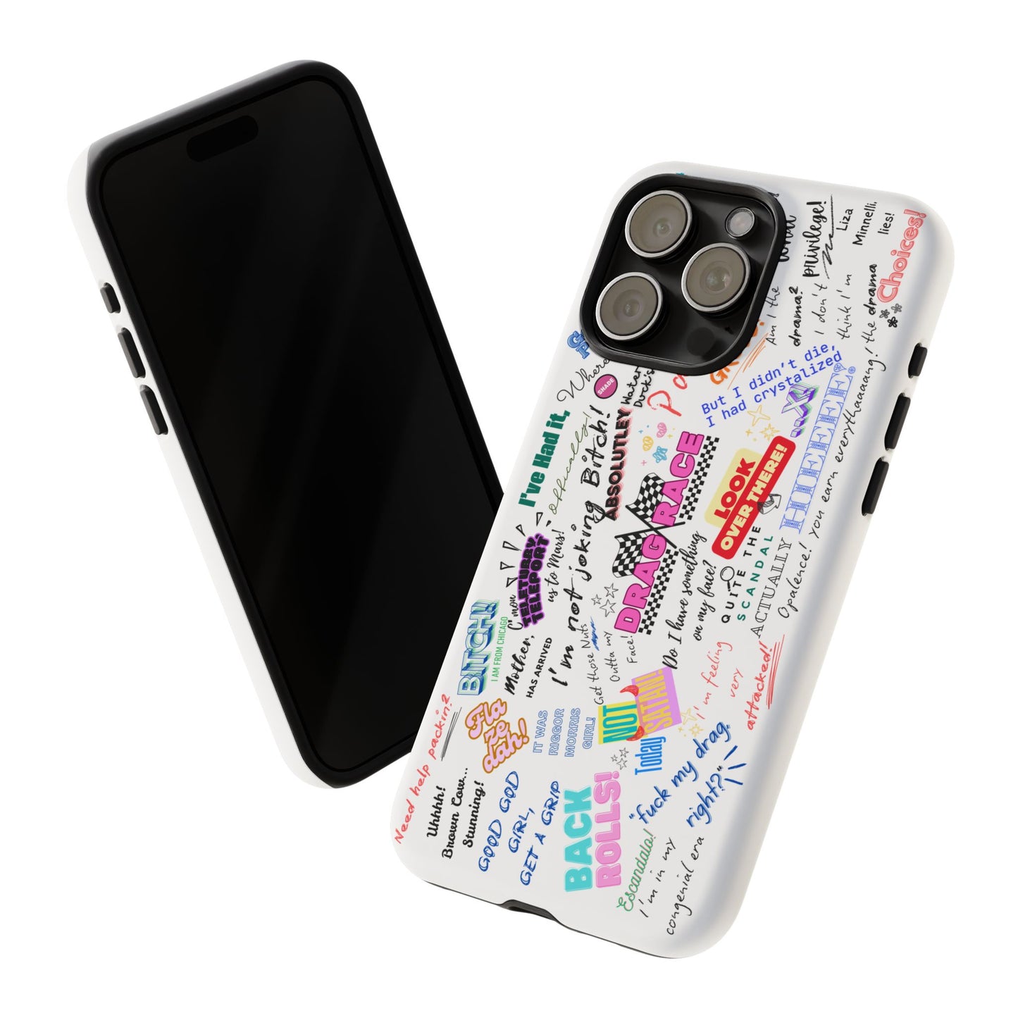 Trendy Phone Case with Fun Quotes | Gift for Teens, Birthday Present, Everyday Use, Motivational Design, Colorful Style
