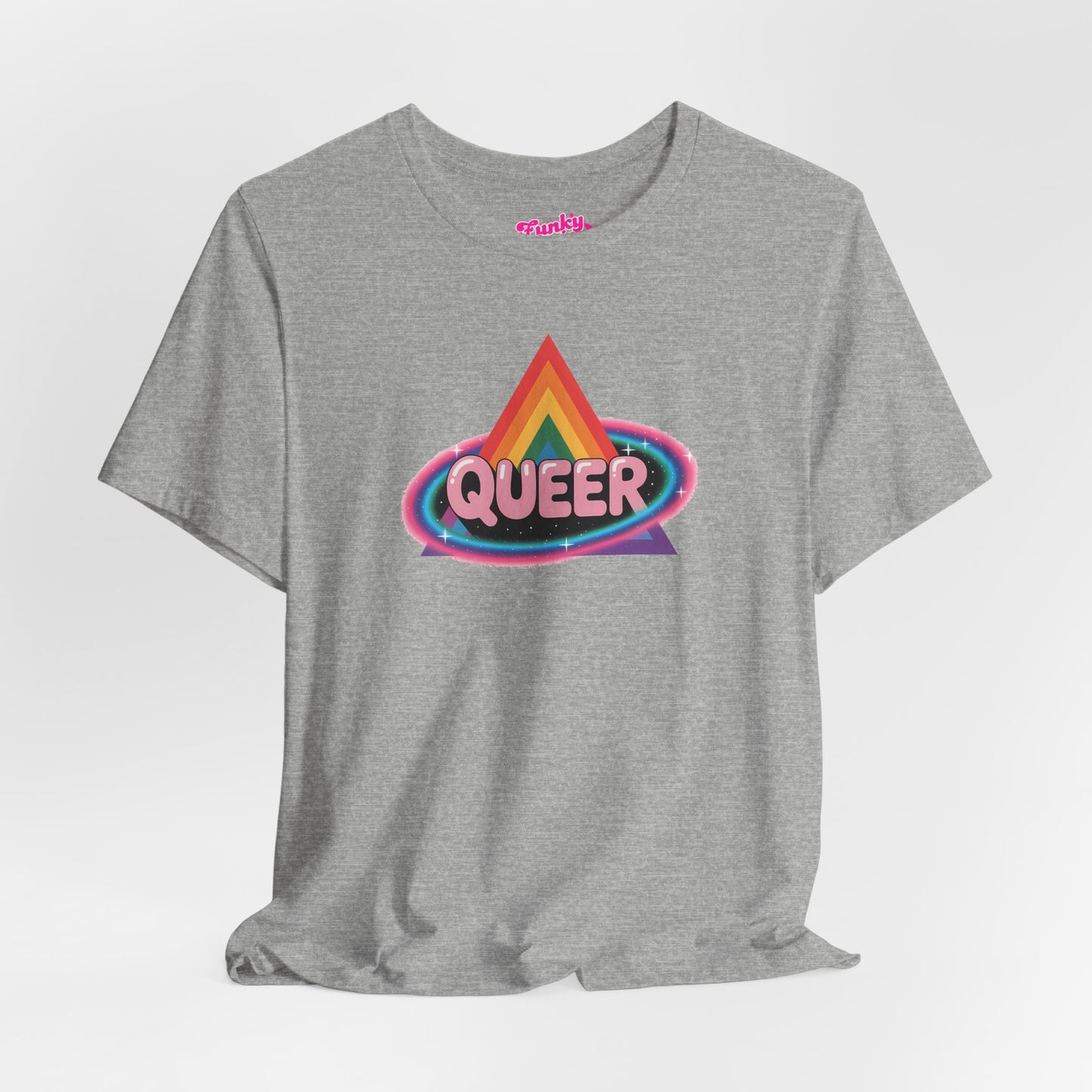 Pride-Inspired Unisex Tee, Queer Graphic Shirt, LGBTQ+ Fashion, Casual Wear, Pride Month, Unique Graphic Tee
