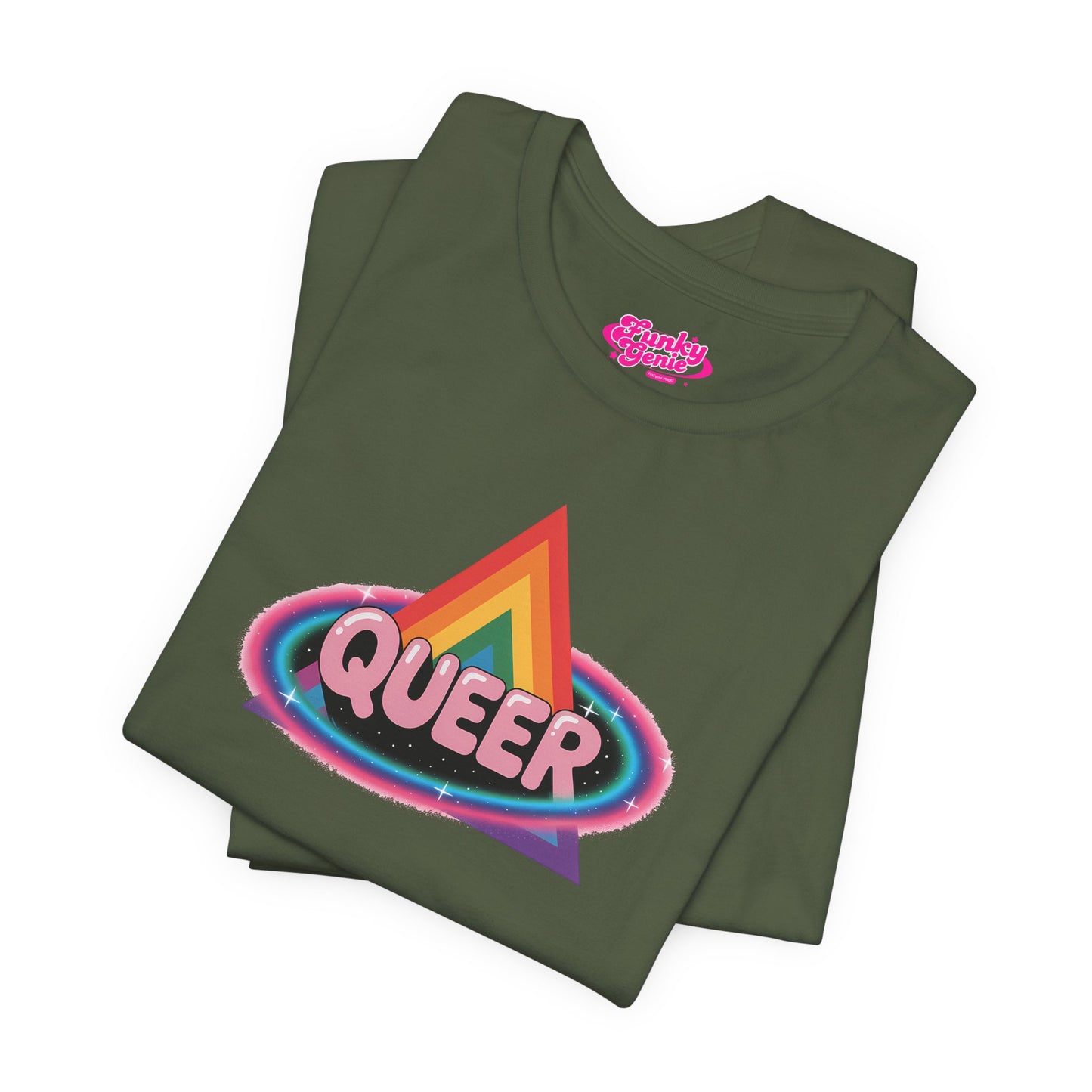 Pride-Inspired Unisex Tee, Queer Graphic Shirt, LGBTQ+ Fashion, Casual Wear, Pride Month, Unique Graphic Tee