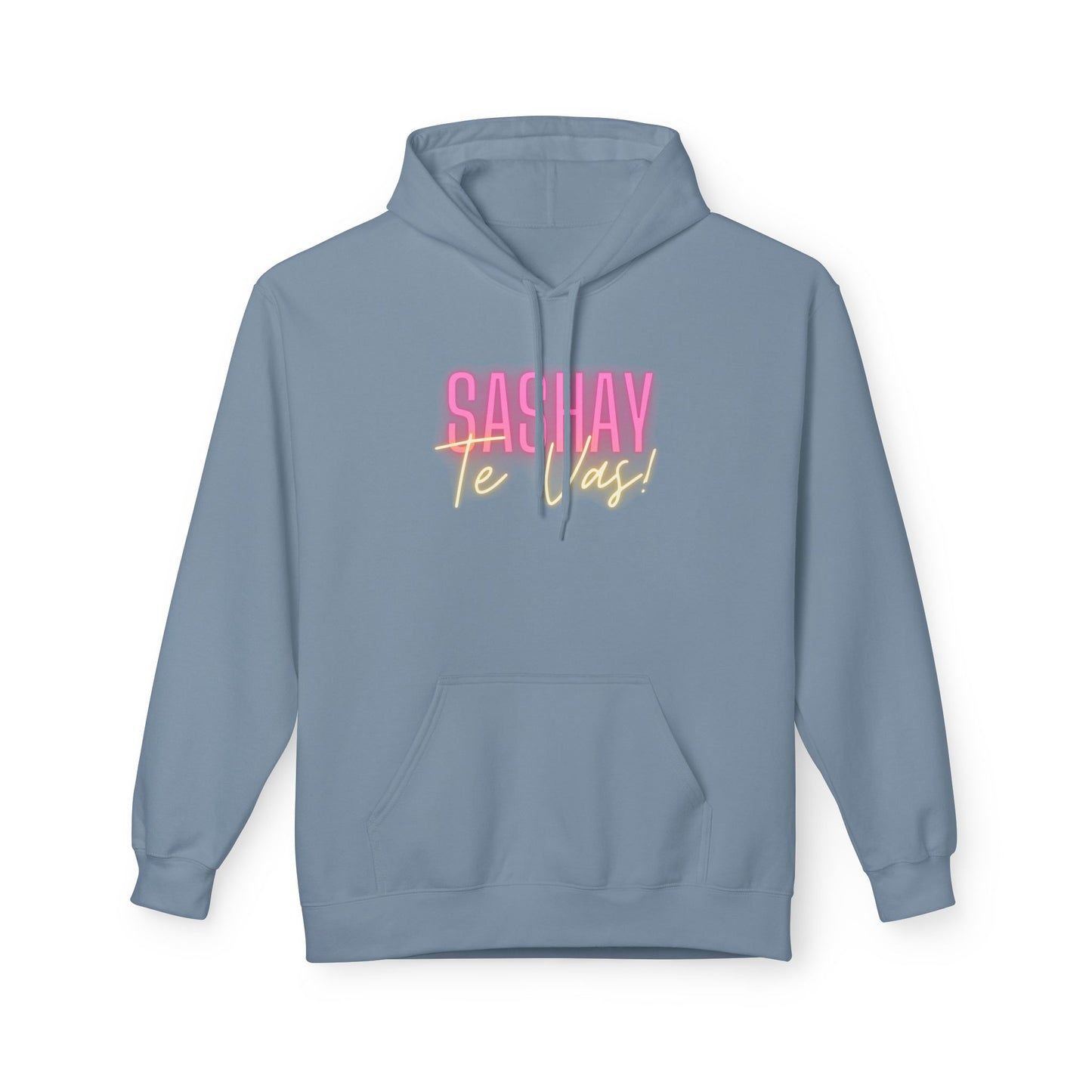 Blue hoodie with colorful text on a white background  Drag Race Espana, Drag Race Spain, Rupaul's drag race, Drag queens, LGBT, Queer culture