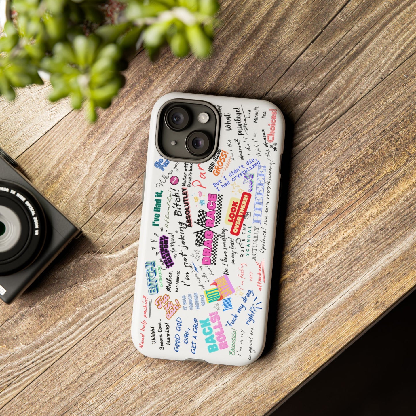 Trendy Phone Case with Fun Quotes | Gift for Teens, Birthday Present, Everyday Use, Motivational Design, Colorful Style