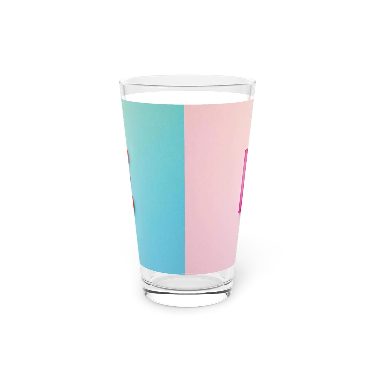 Three colorful drinks with rainbow letters on a white background LGBTQIA+ Pride Queer Pride