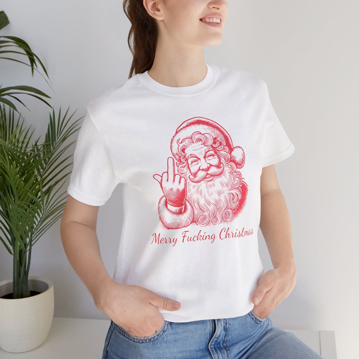 Santa's Sassy Tee, Funny Holiday Shirt, Unisex Christmas T-Shirt, Gift for Him, Christmas Party Outfit, Santa Humor Tee