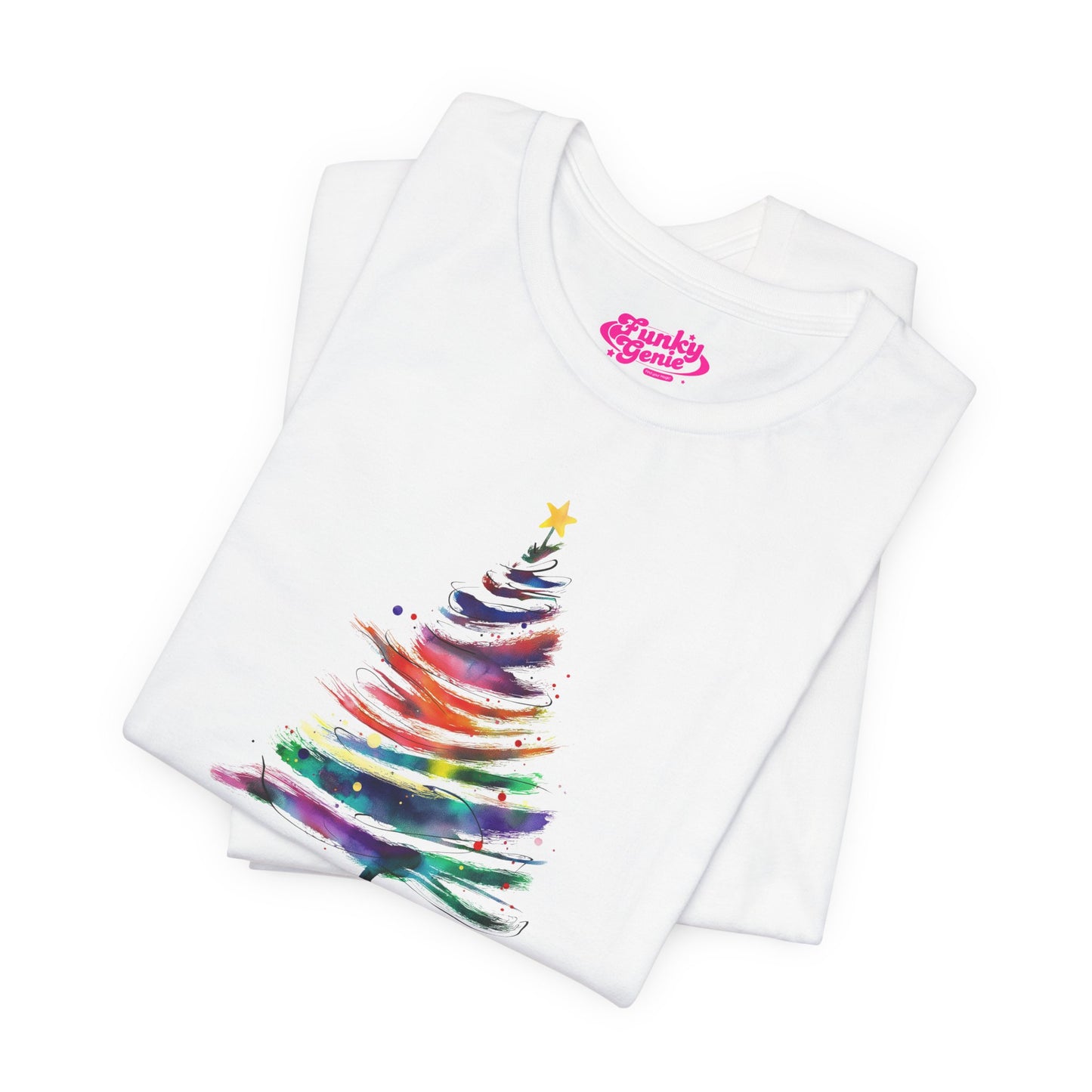 Christmas Tree Unisex Tee, Festive T-Shirt, Holiday Gift, Winter Apparel, Cozy Comfortable Wear, Seasonal Tee