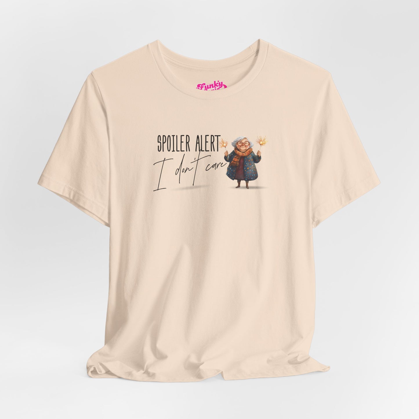 Spoiler Alert Tee, Cute Graphic Tee, Unisex Short Sleeve Shirt, Fun T-Shirt, Casual Wear, Gift for Movie Lovers