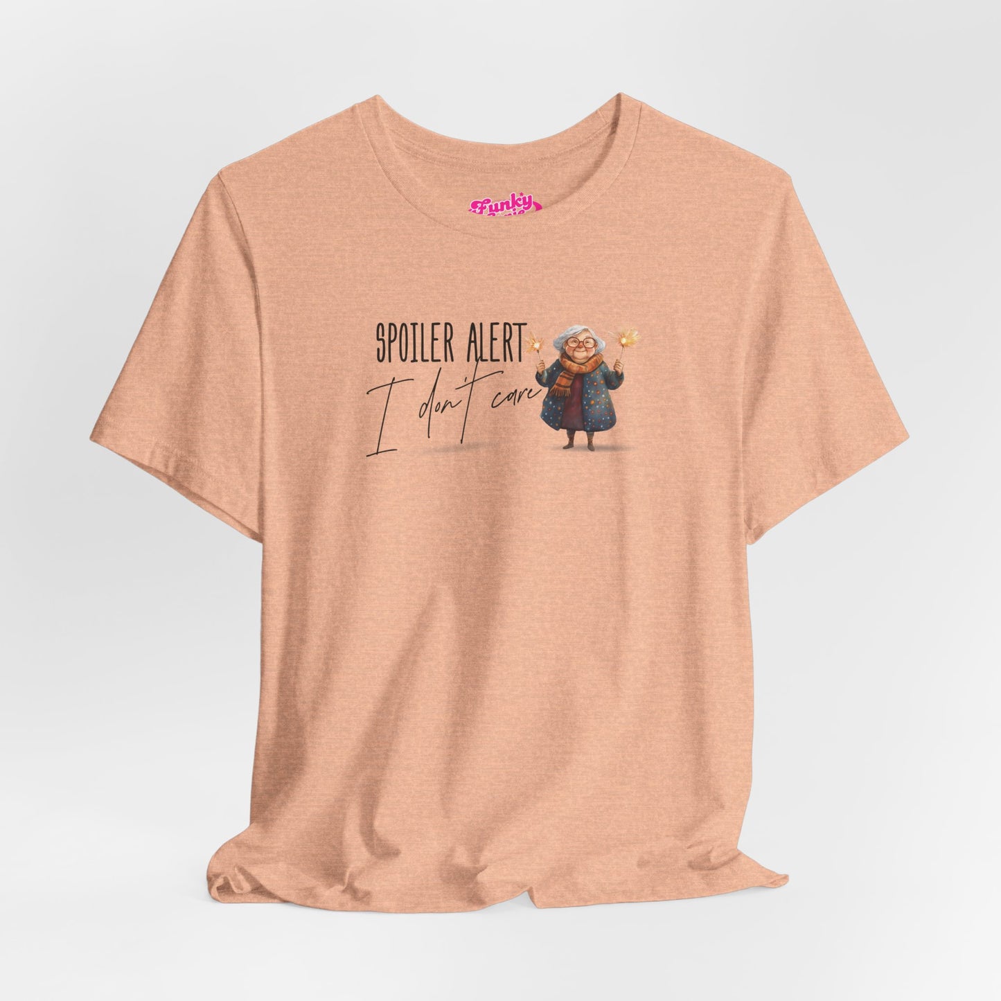 Spoiler Alert Tee, Cute Graphic Tee, Unisex Short Sleeve Shirt, Fun T-Shirt, Casual Wear, Gift for Movie Lovers