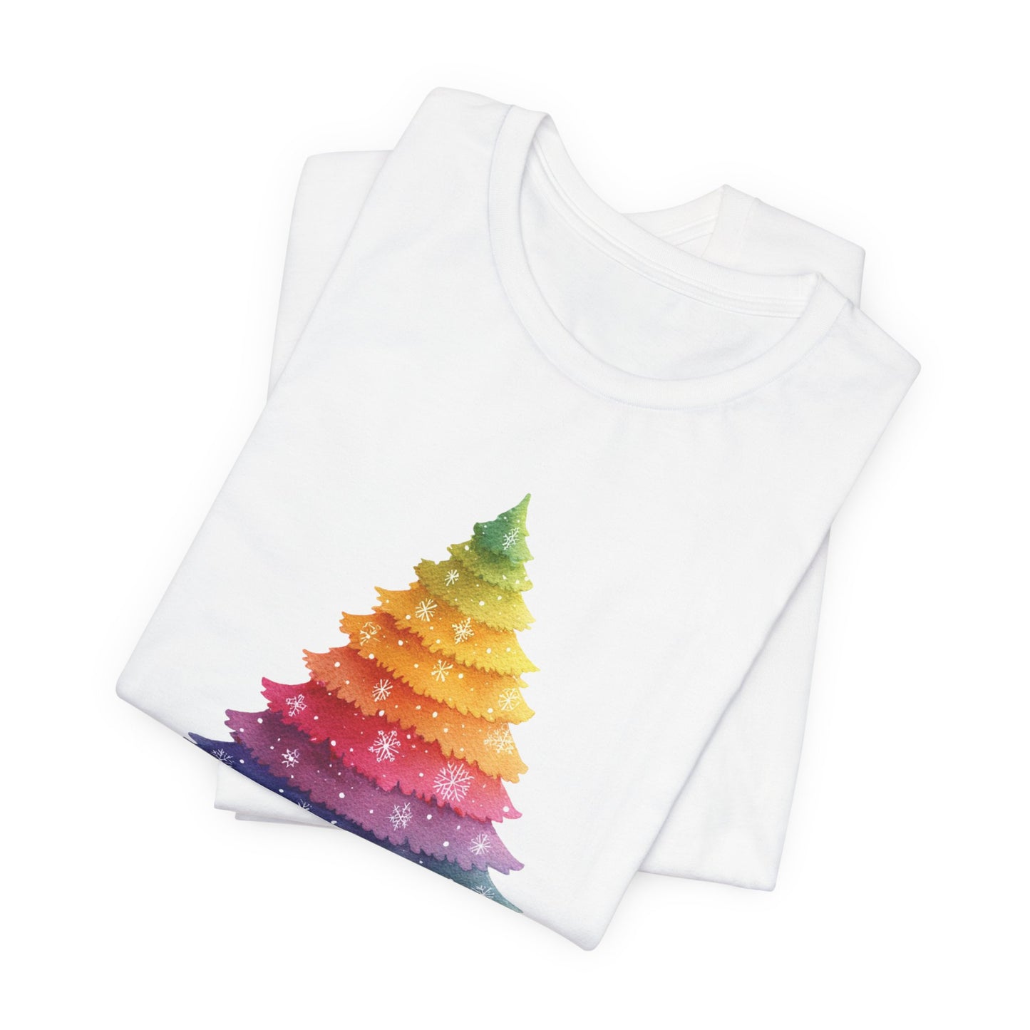 Festive LGBTQ+ Short Sleeve Tee, Be Merry & Gay T-Shirt, Pride Apparel, Christmas Gift, Holiday Top, Unisex Graphic Tee.