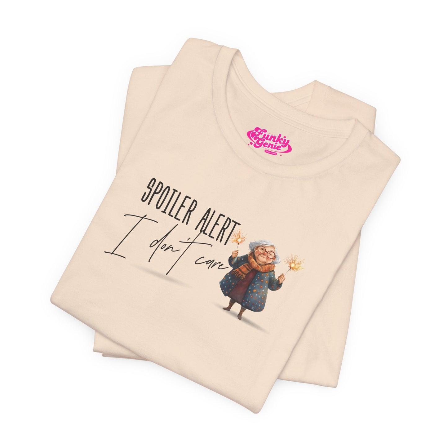 Spoiler Alert Tee, Cute Graphic Tee, Unisex Short Sleeve Shirt, Fun T-Shirt, Casual Wear, Gift for Movie Lovers