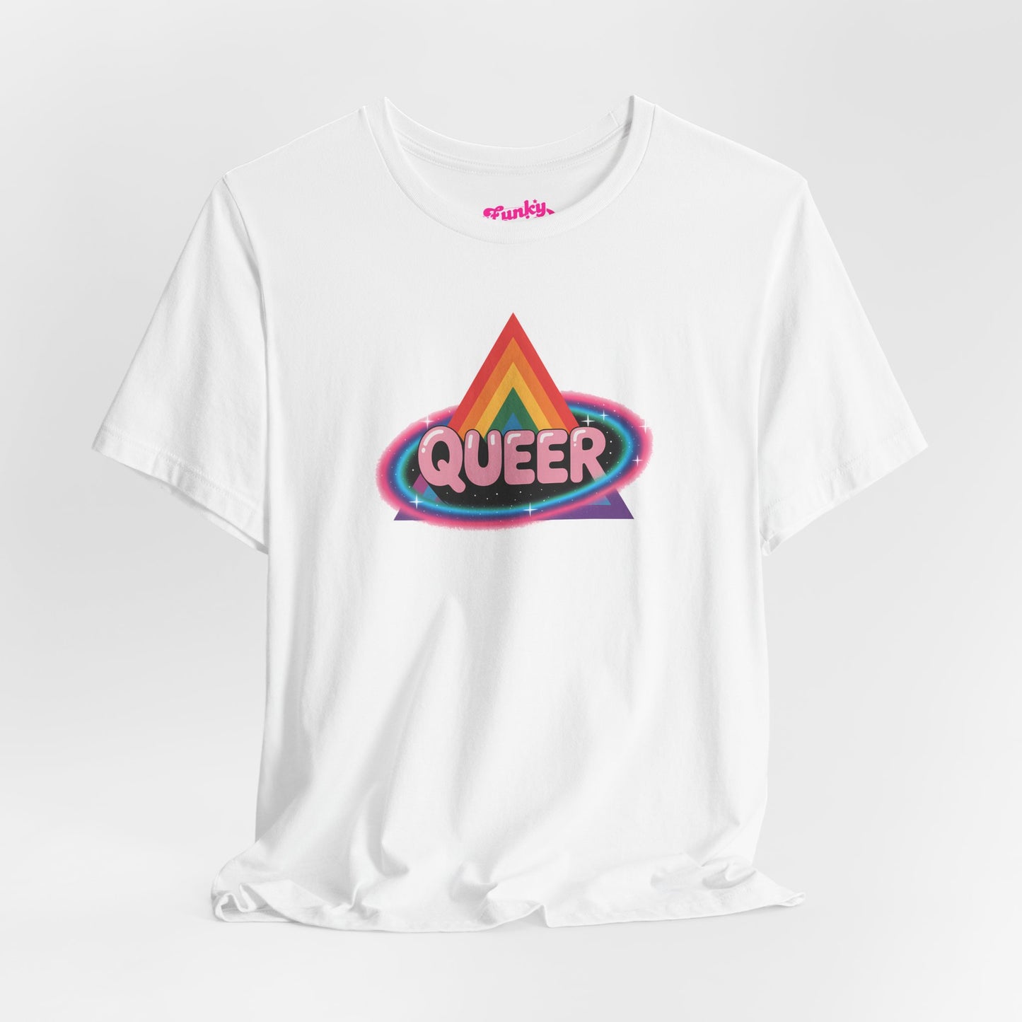 Pride-Inspired Unisex Tee, Queer Graphic Shirt, LGBTQ+ Fashion, Casual Wear, Pride Month, Unique Graphic Tee